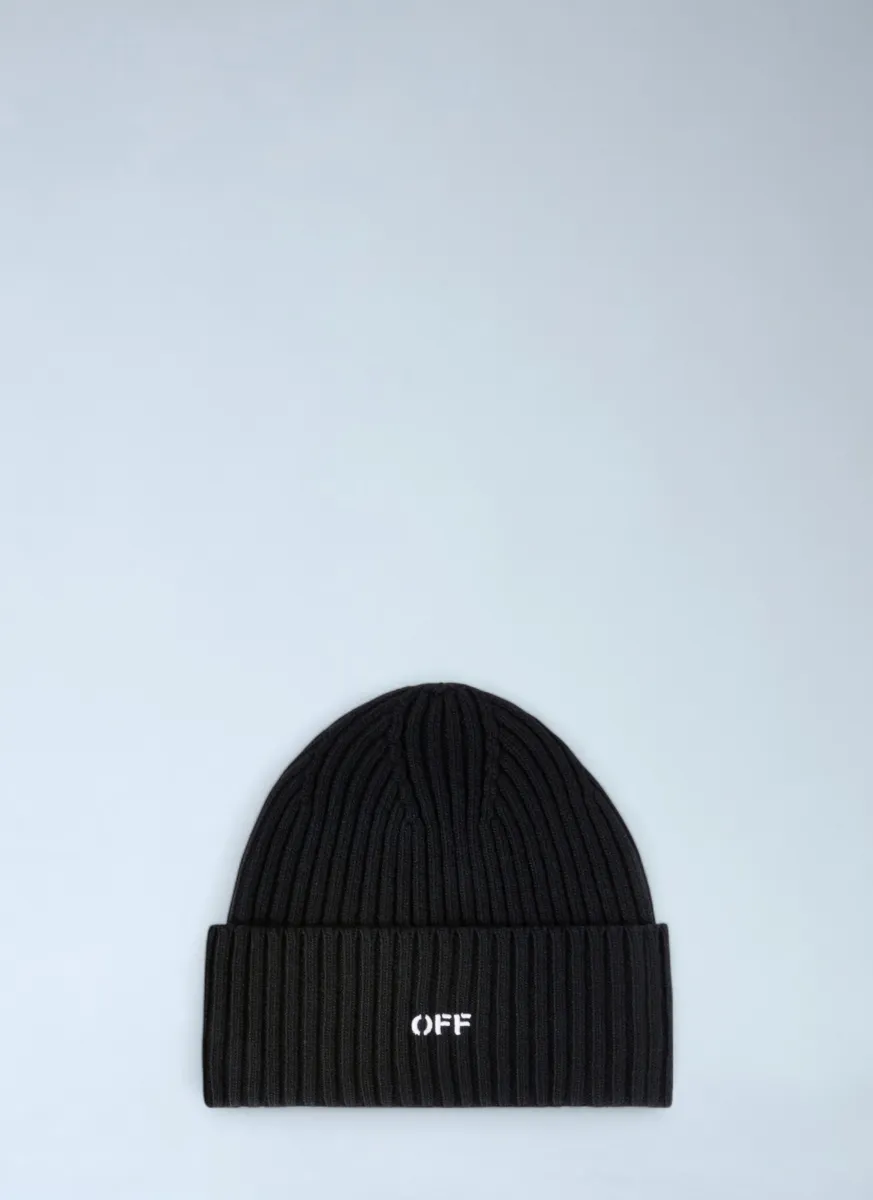 Offstamp Loose Knit Beanie Hat