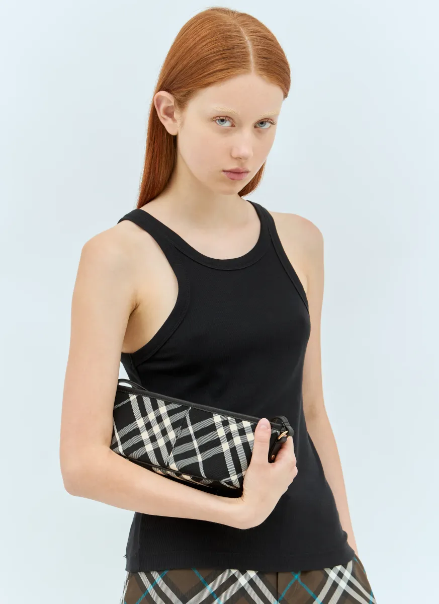 Check Mini Shoulder Bag