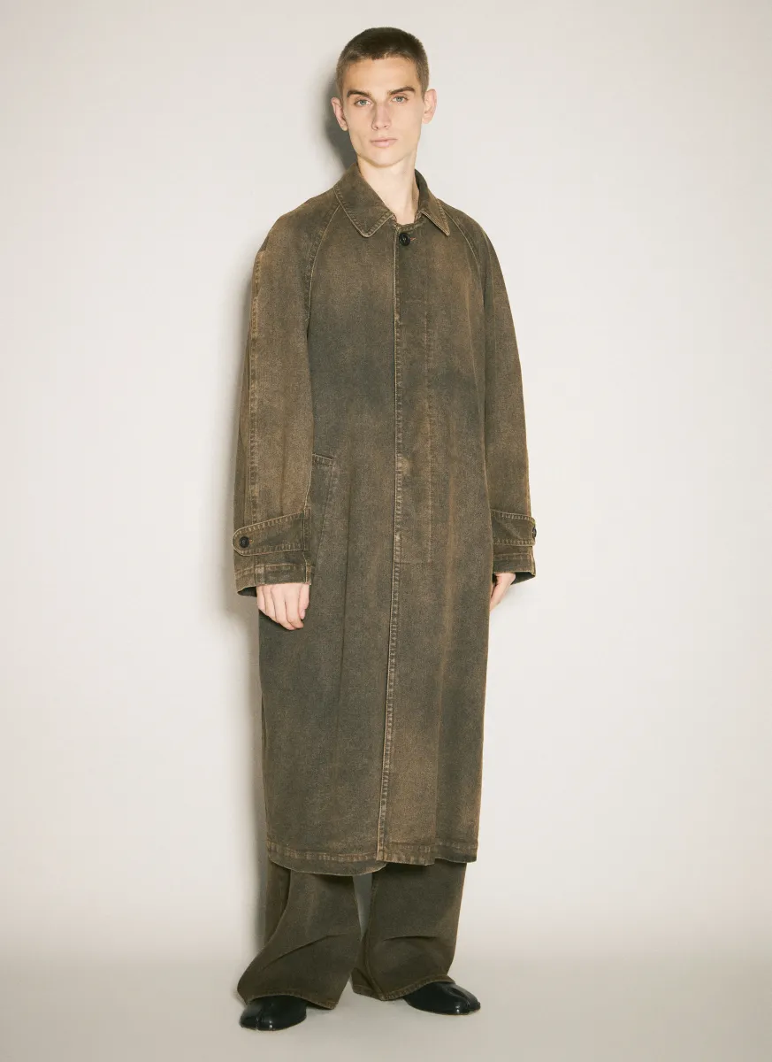 Denim Trench Coat