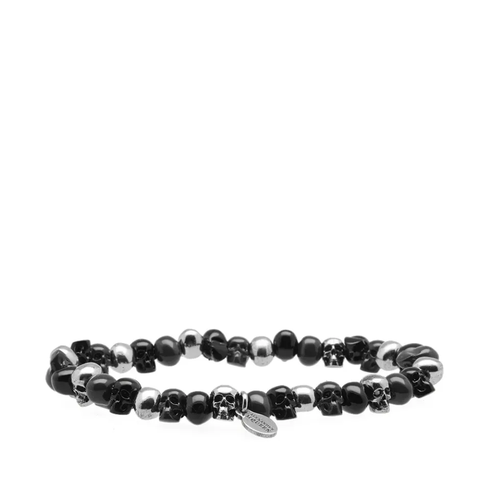 Beaded Skull Bracelet