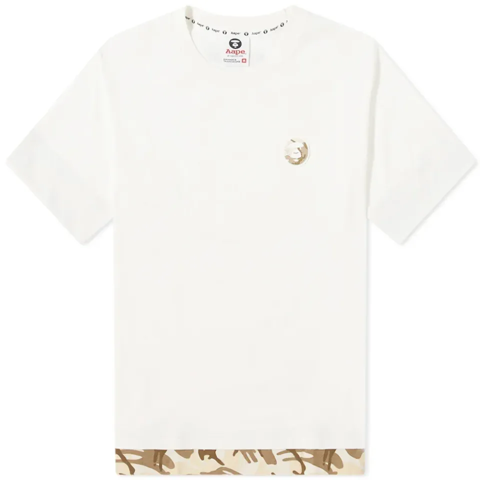 AAPE Camo Hem T-Shirt