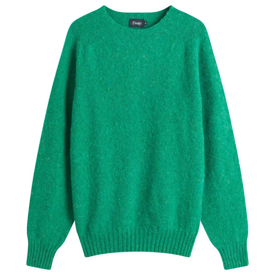 Brushed Shetland Crew Knit