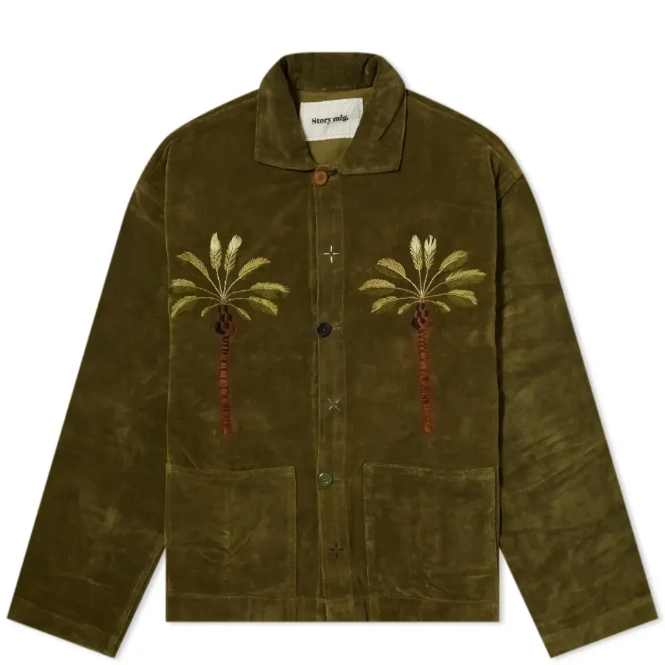 Story mfg. Velvet Palm Tree Short On Time Jacket