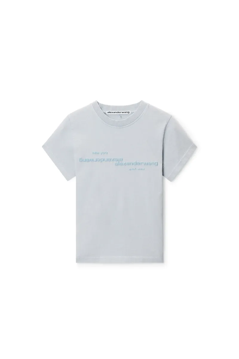 MIRRORED LOGO TEE