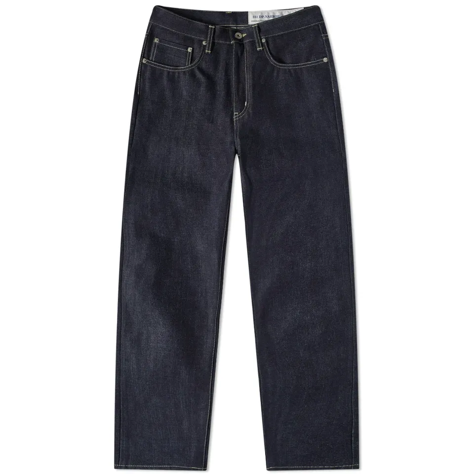 Rigid Denim Narrow Jeans