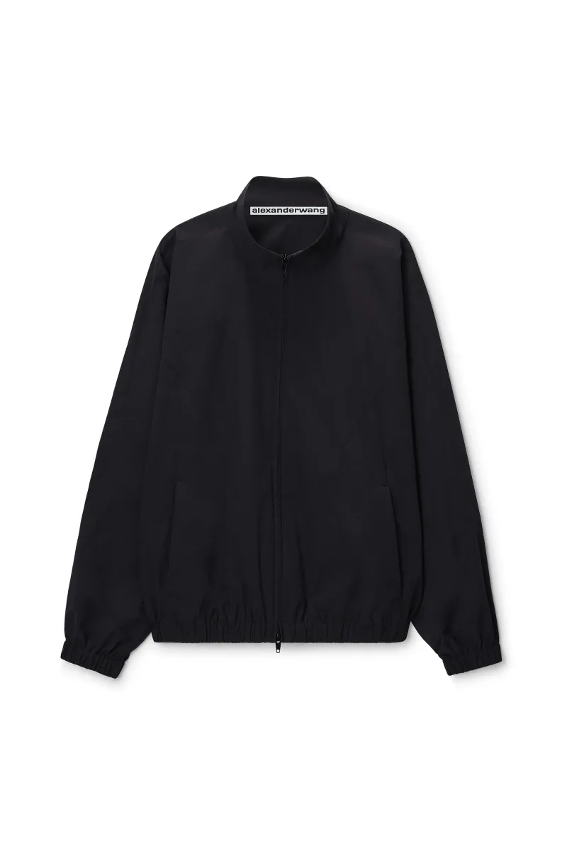 PERFORATED LOGO TRACK JACKET