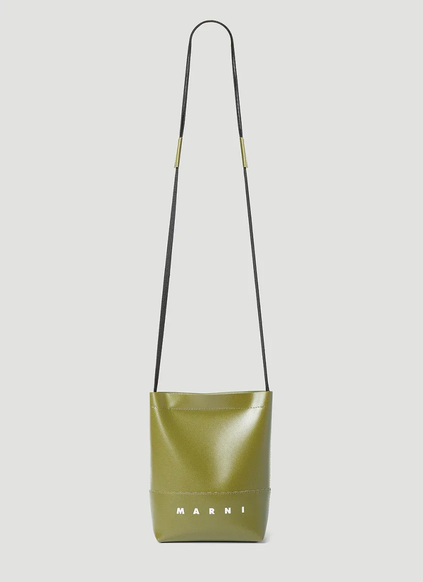 Shoelace Strap Crossbody Bag