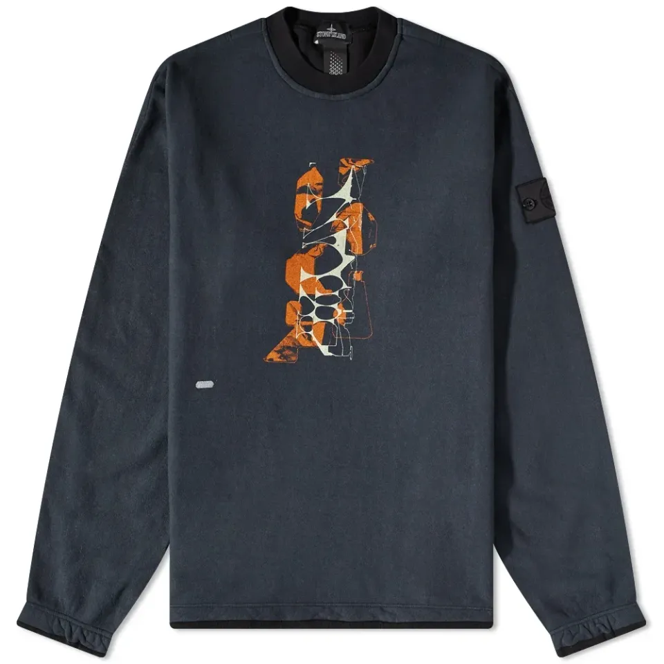 Printed Crew Sweat