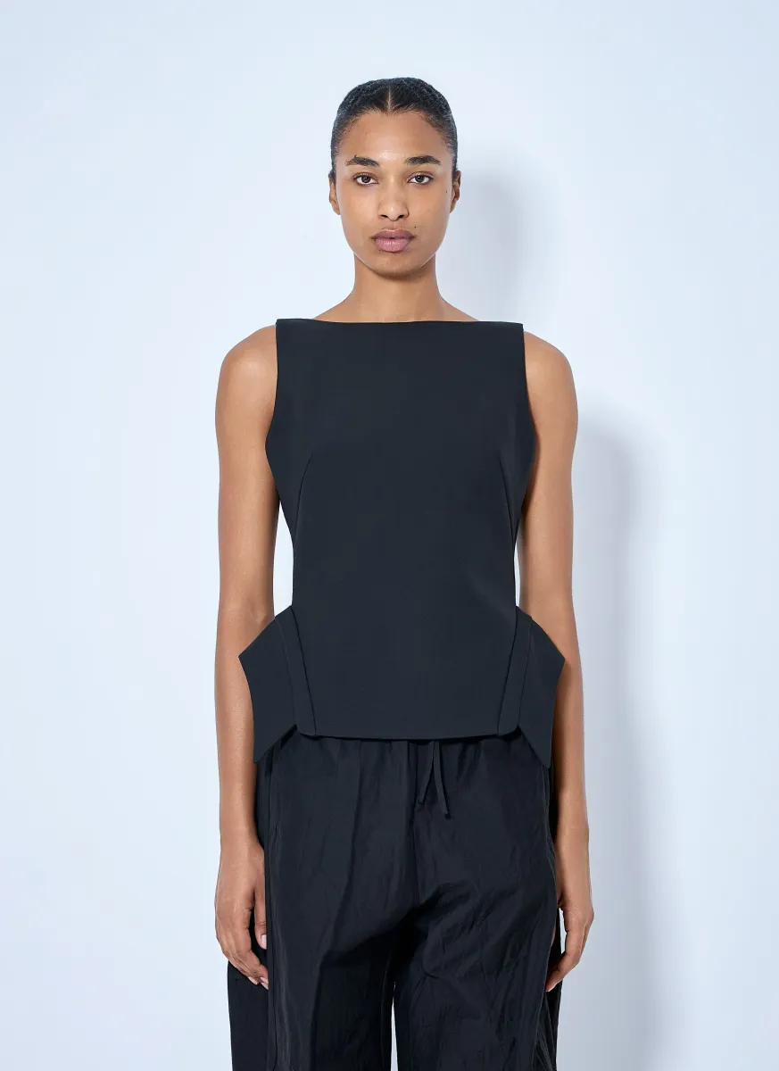 Deconstructed Collar Top