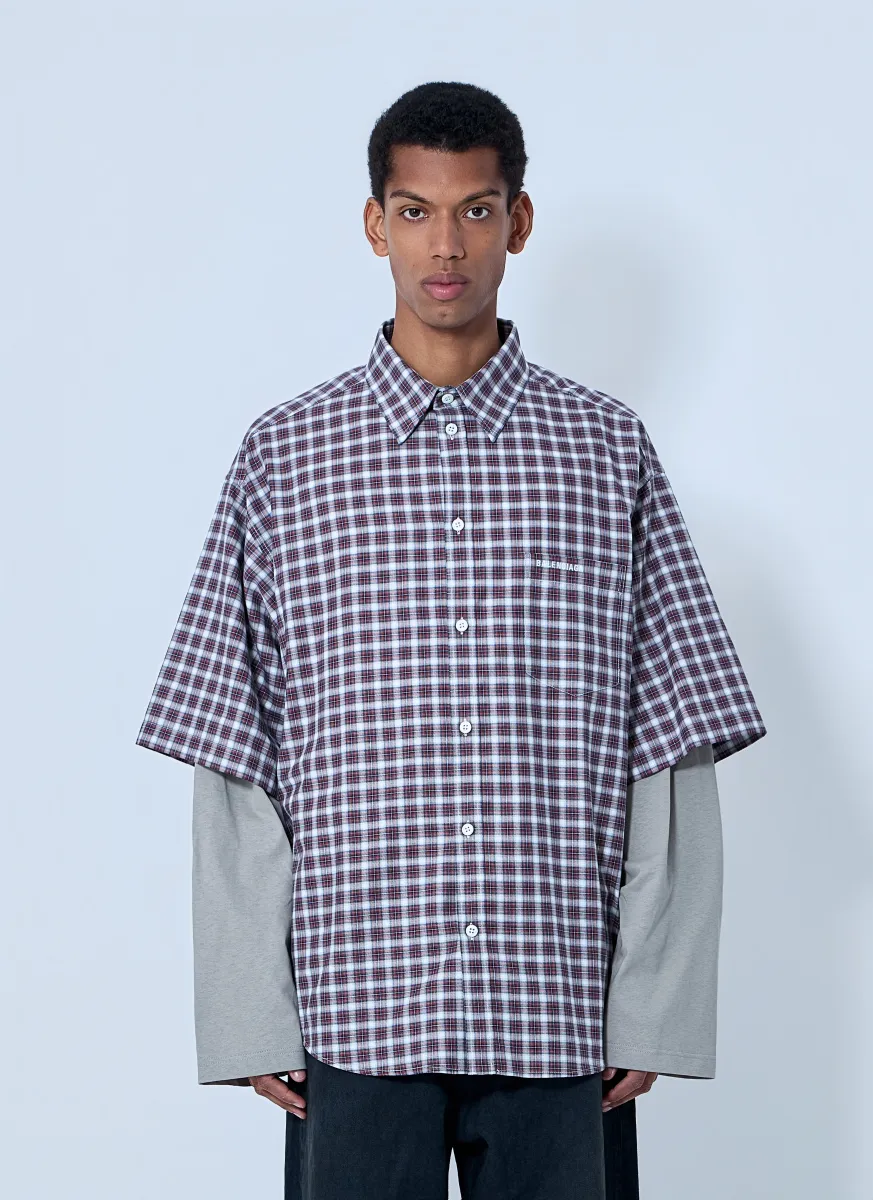 Layered Check Shirt