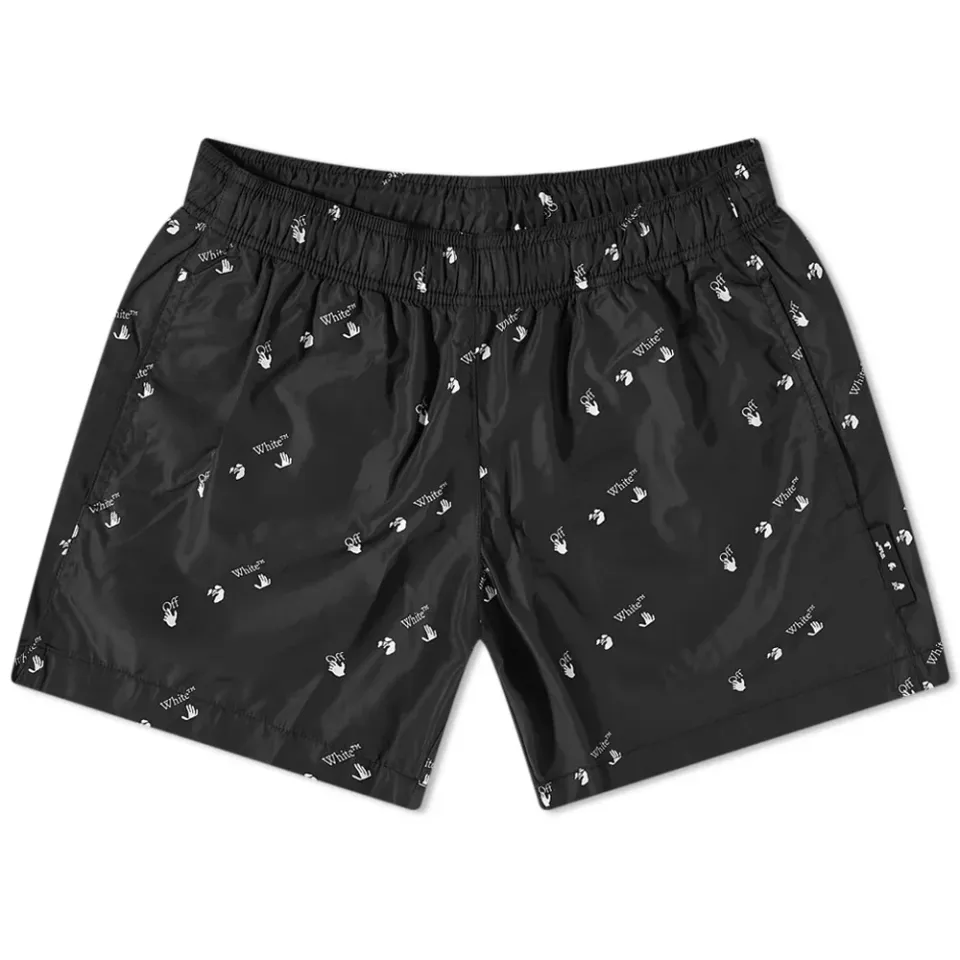 OW Logo Allover Swim Shorts