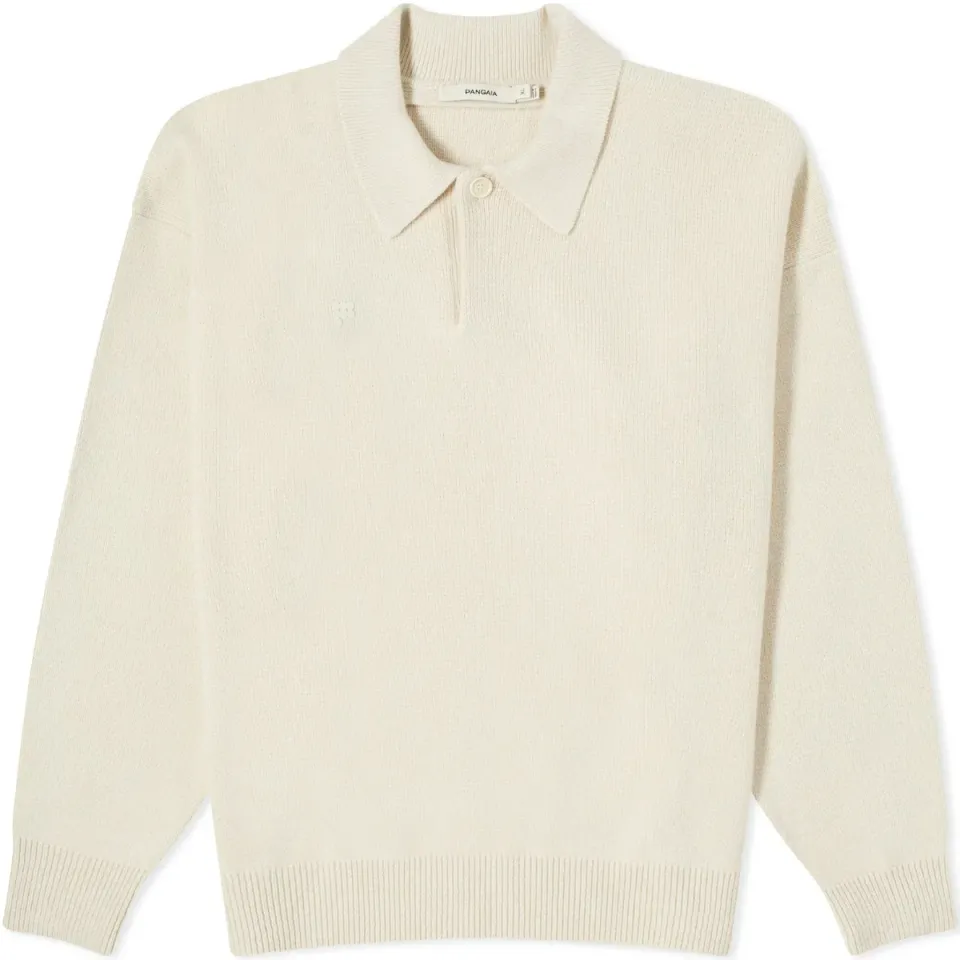 Recycled Cashmere Polo Sweater