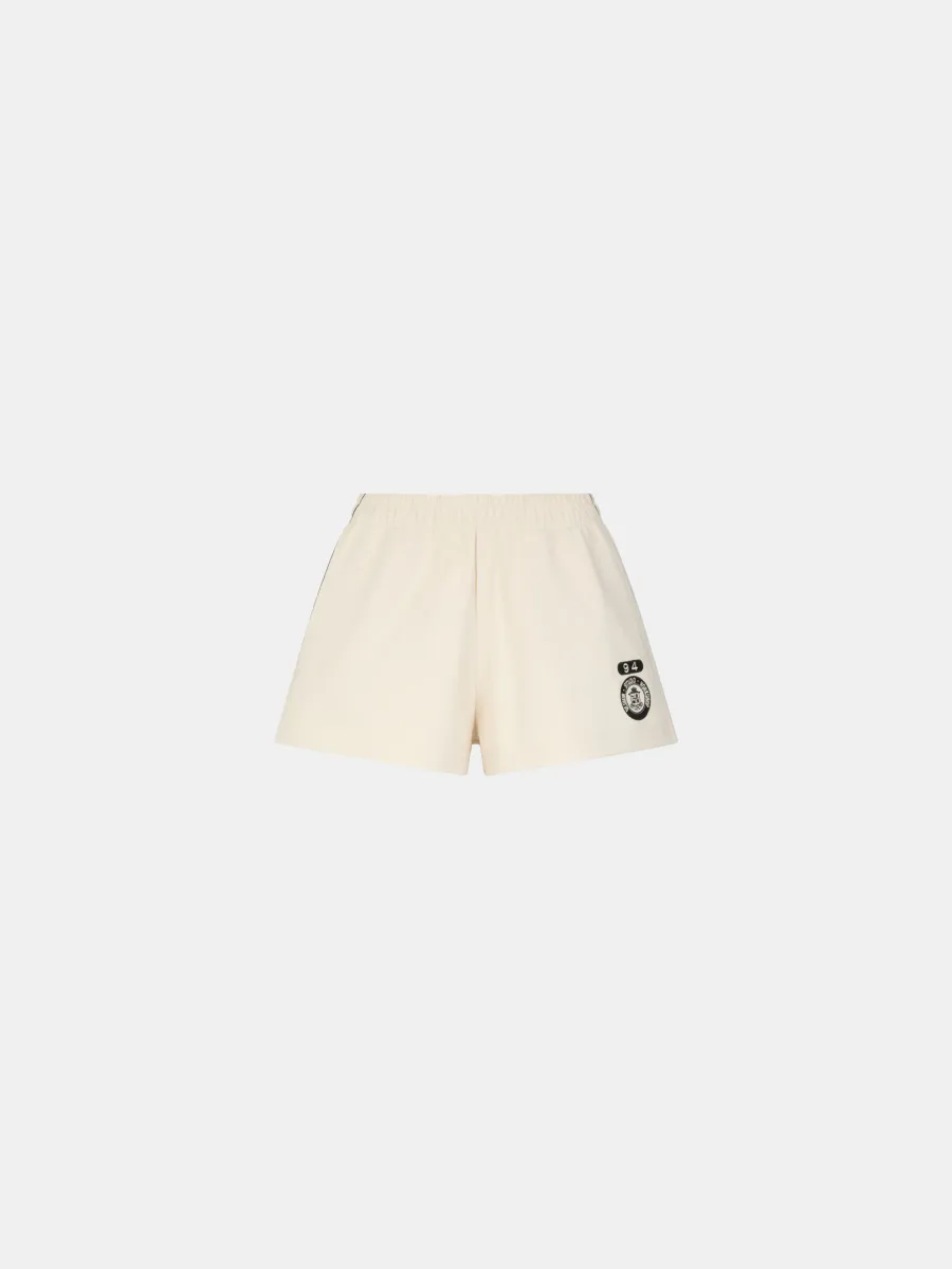 WOMEN - WOMEN'S COLLEGIATE SWEATSHORTS - Alabaster