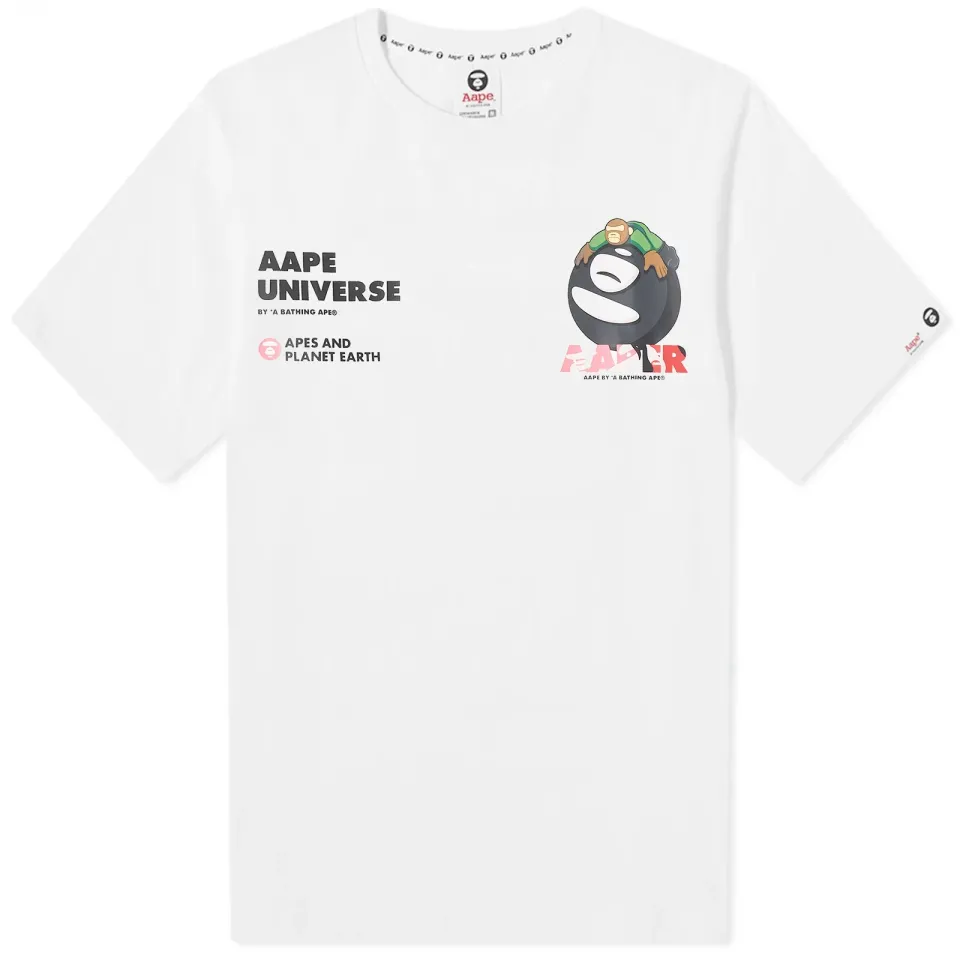AAPE Aaper Universe Basic T-Shirt