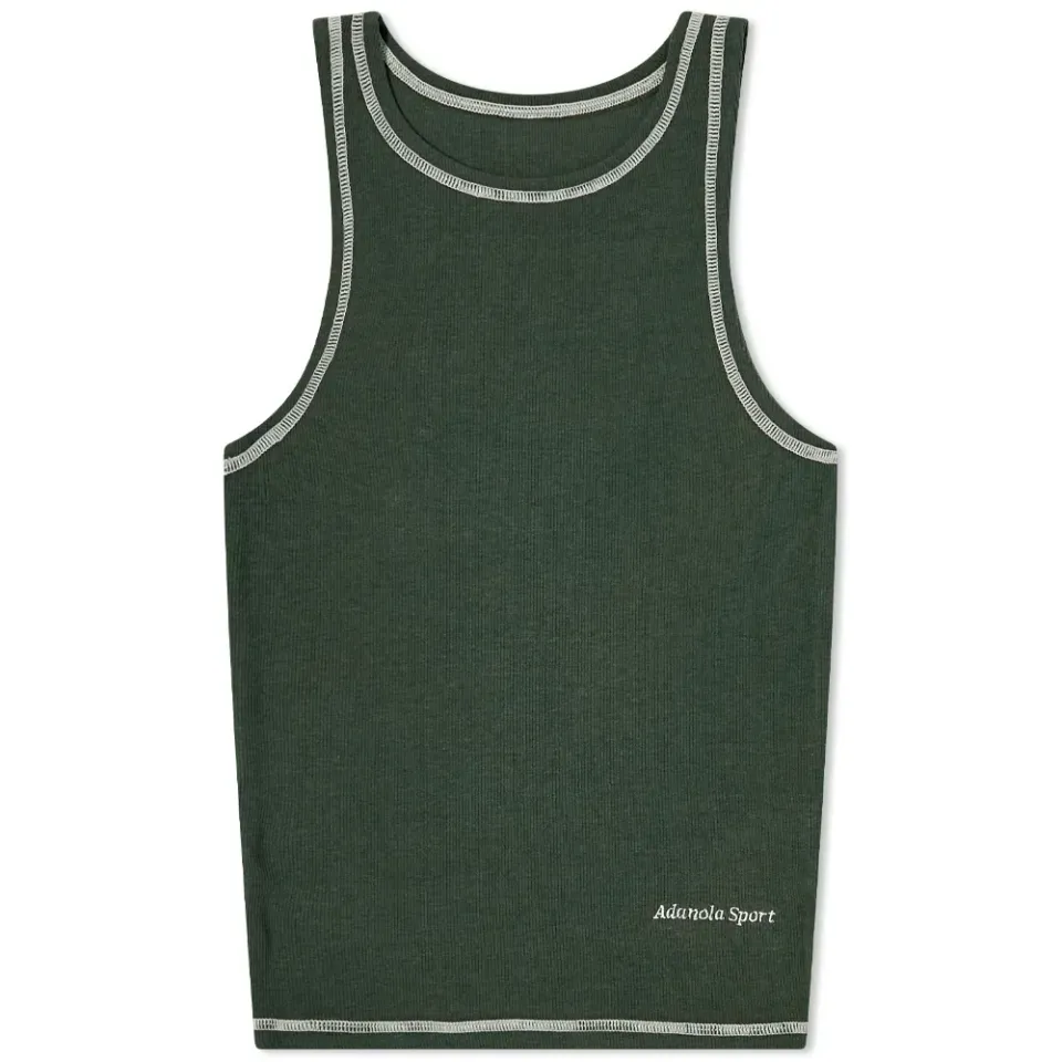 Contrast Stitch Vest Top