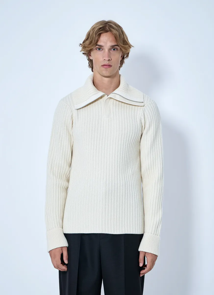 Ribbed Knit Sweater