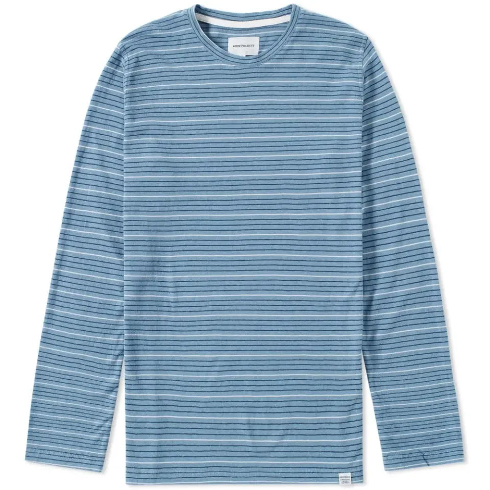 Long Sleeve James Fine Stripe Tee