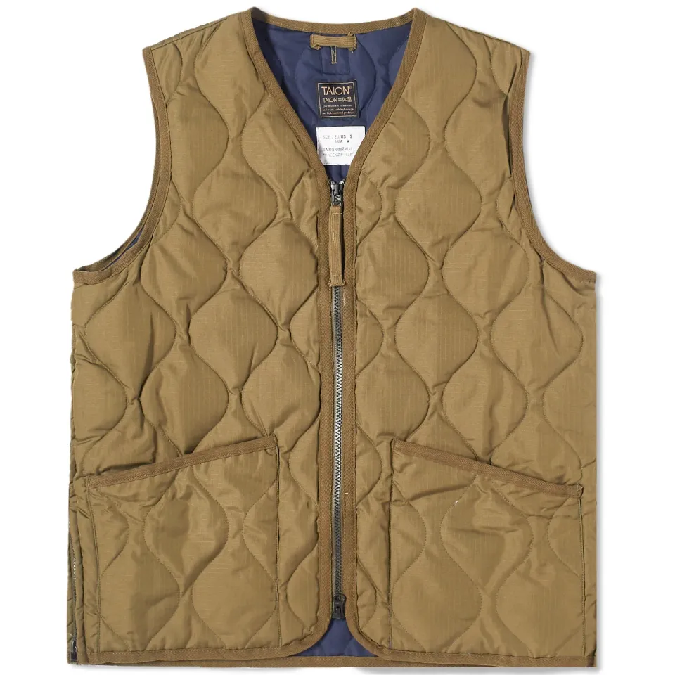 Military Zip Down Vest