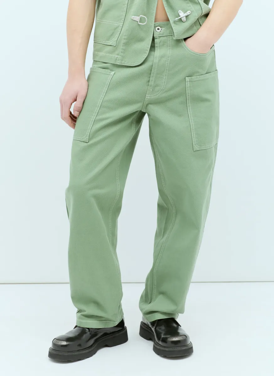 Elephant Flag Cargo Pants