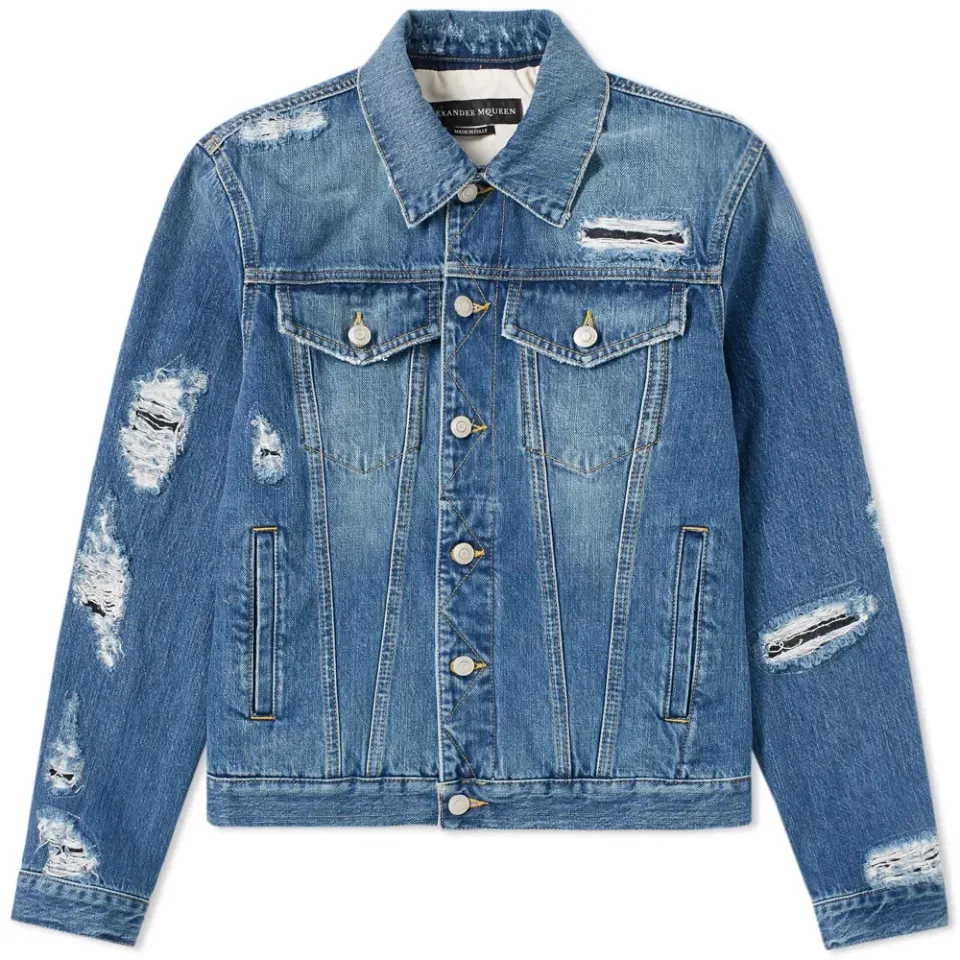 Distressed Denim Jacket