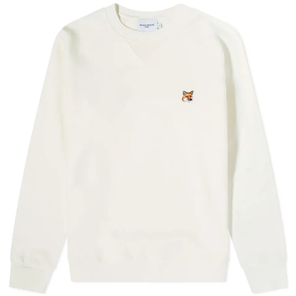 Maison Kitsuné Fox Head Patch Classic Crew Sweat