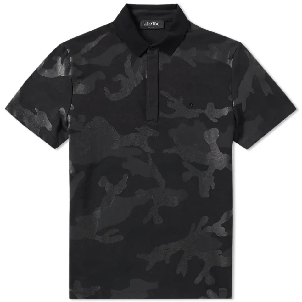 Bonded Camo Polo