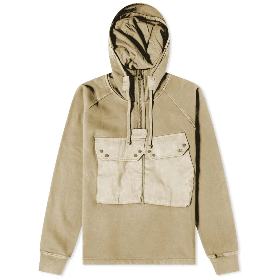 Snap Pocket Hooded Smock