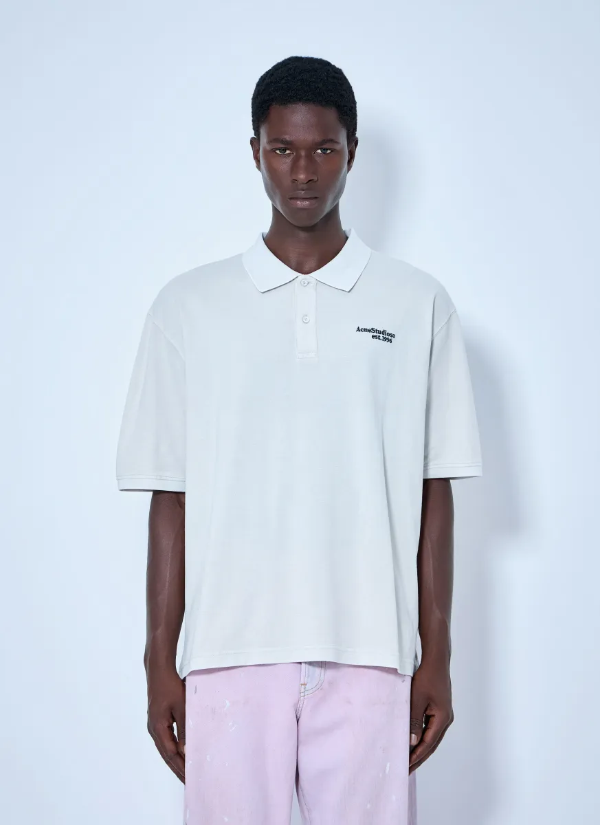 Washed Logo Polo Shirt