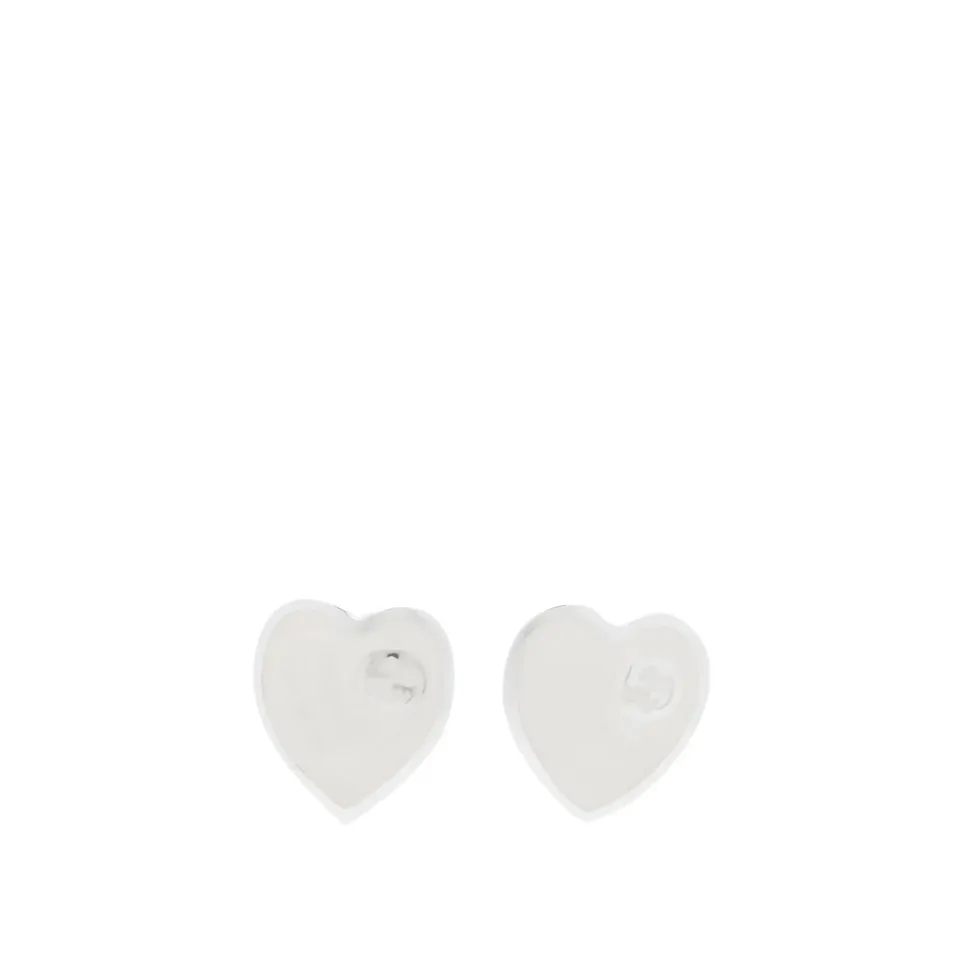 Gucci Heart Enamel Earrings