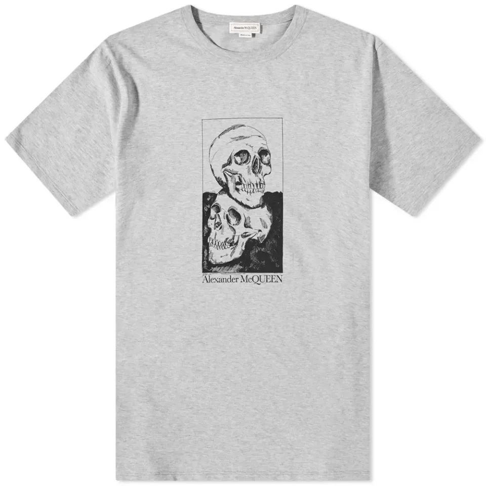 Double Skull Logo Tee