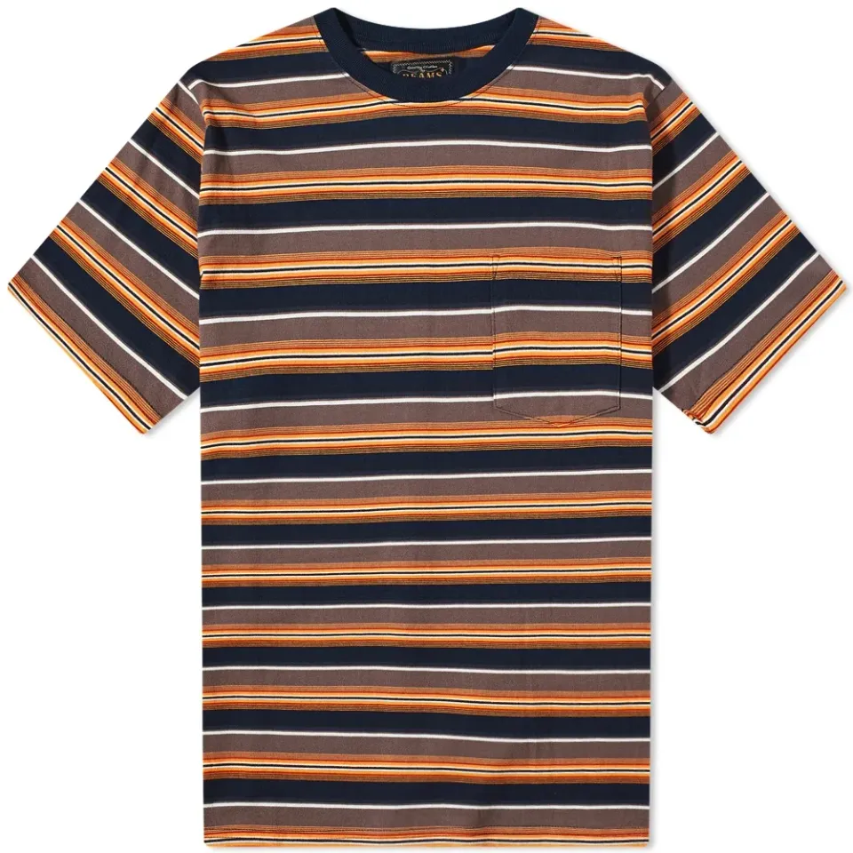 Multi Stripe Pocket T-Shirt