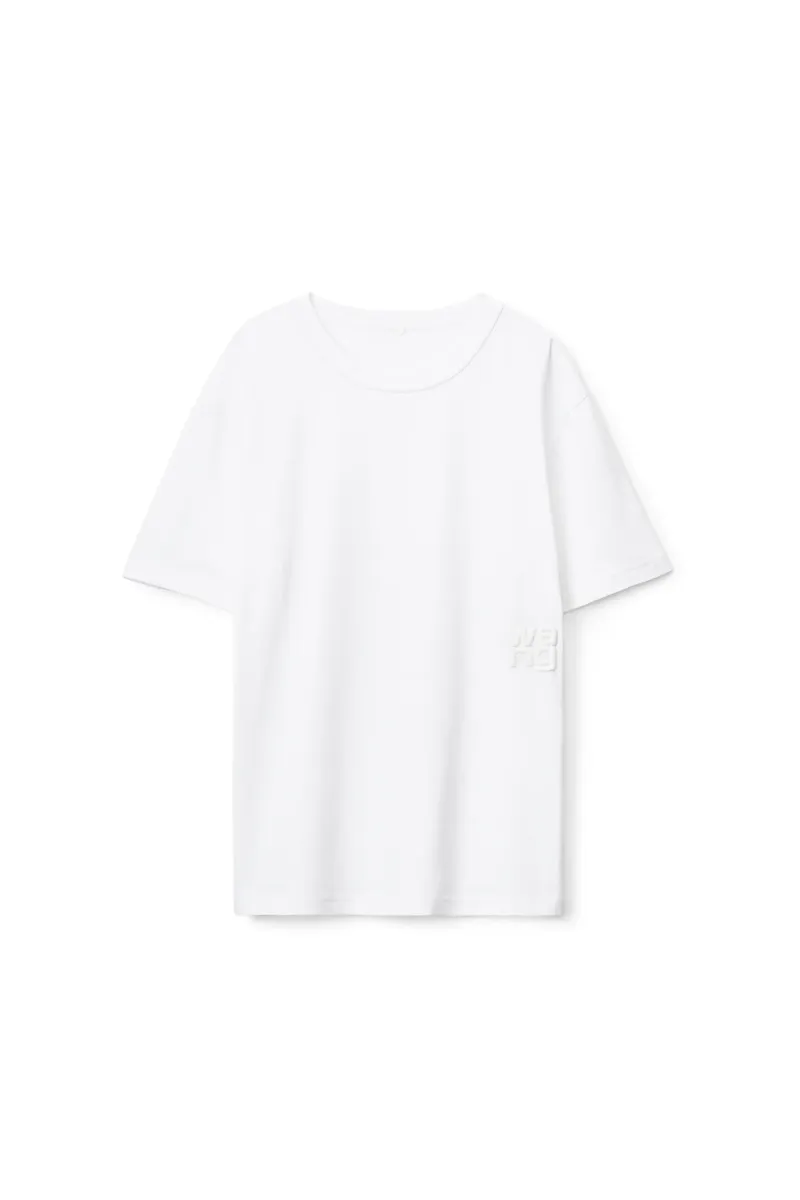 PUFF LOGO TEE IN COTTON JERSEY