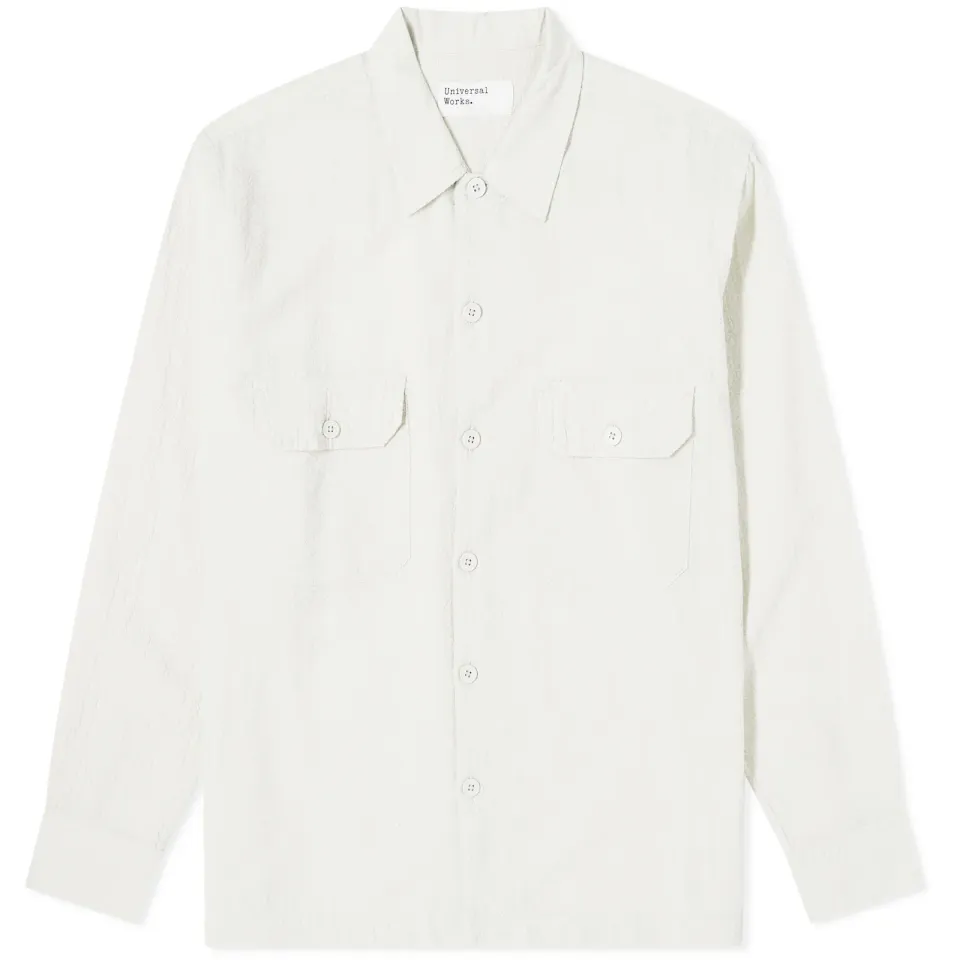 Shin Seersucker Utility Shirt