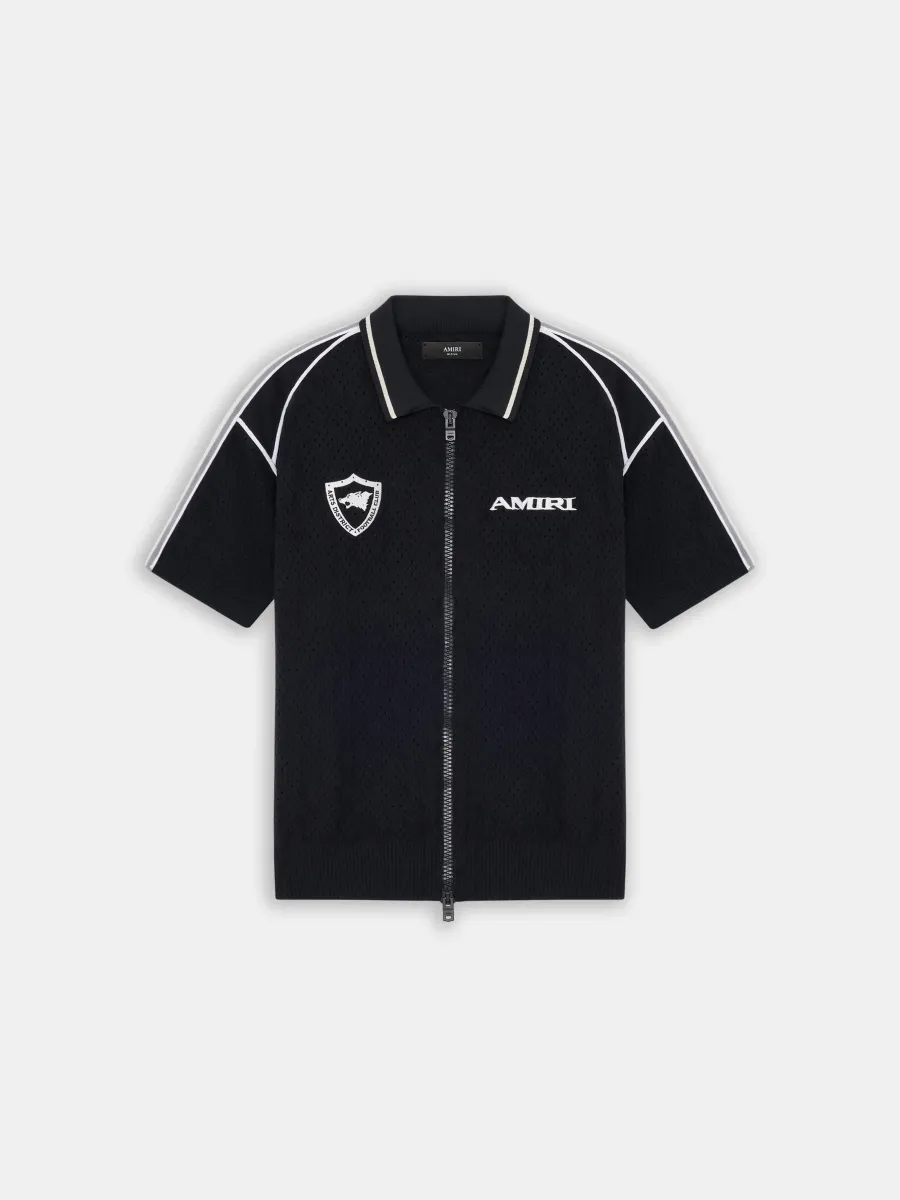 SPORT ZIP SHIRT - Black