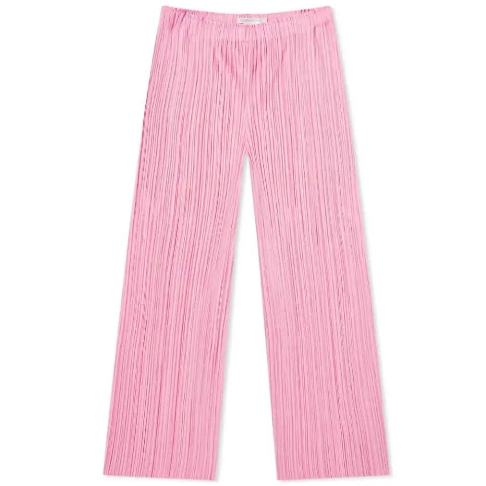 Pleats Straight Leg Pant