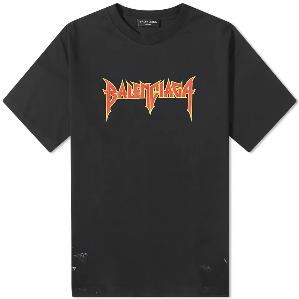 Metal Logo Oversized T-Shirt