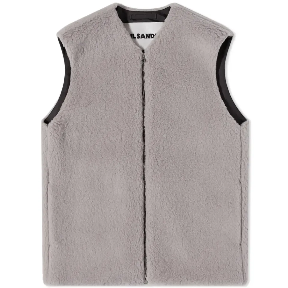 Wool Fleece Zip Gilet