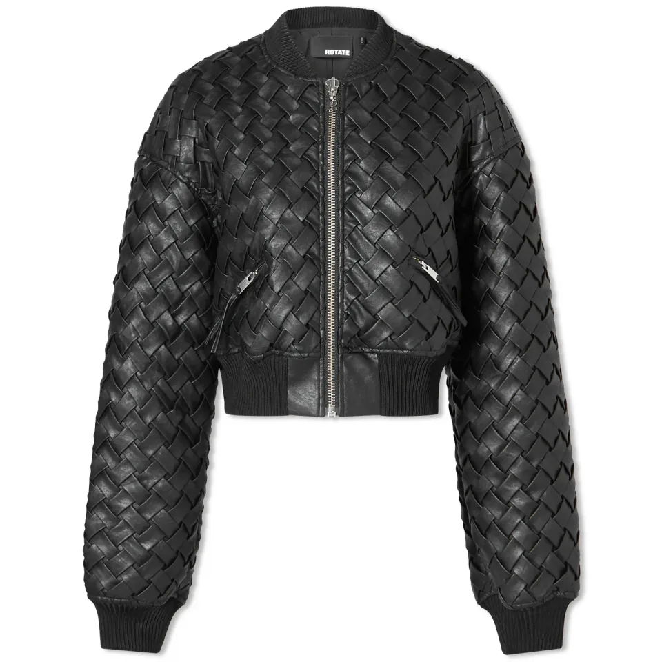 Braided Bomber Jacket