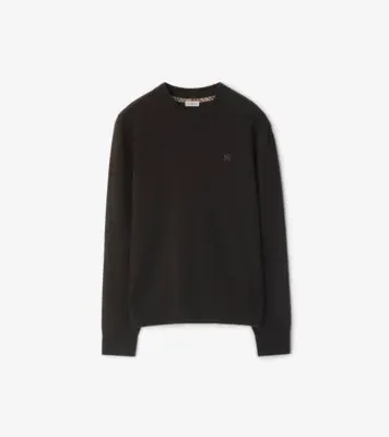Cashmere Blend Sweater in Scorched brown