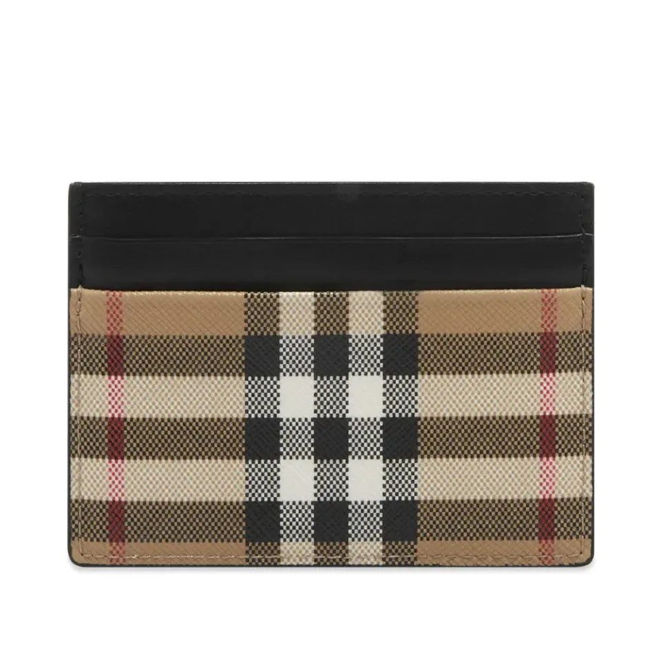 Sandon Check Card Holder
