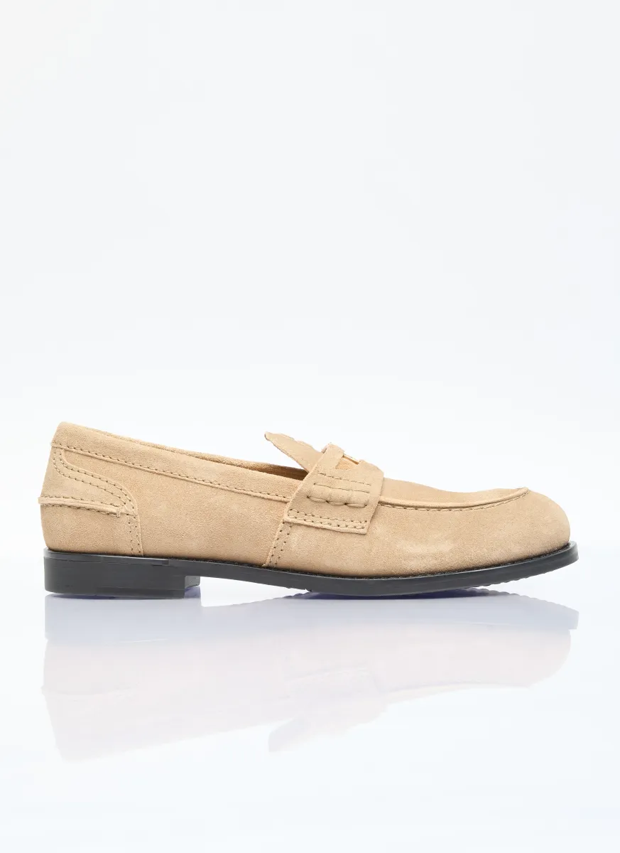 Faded Suede Loafers