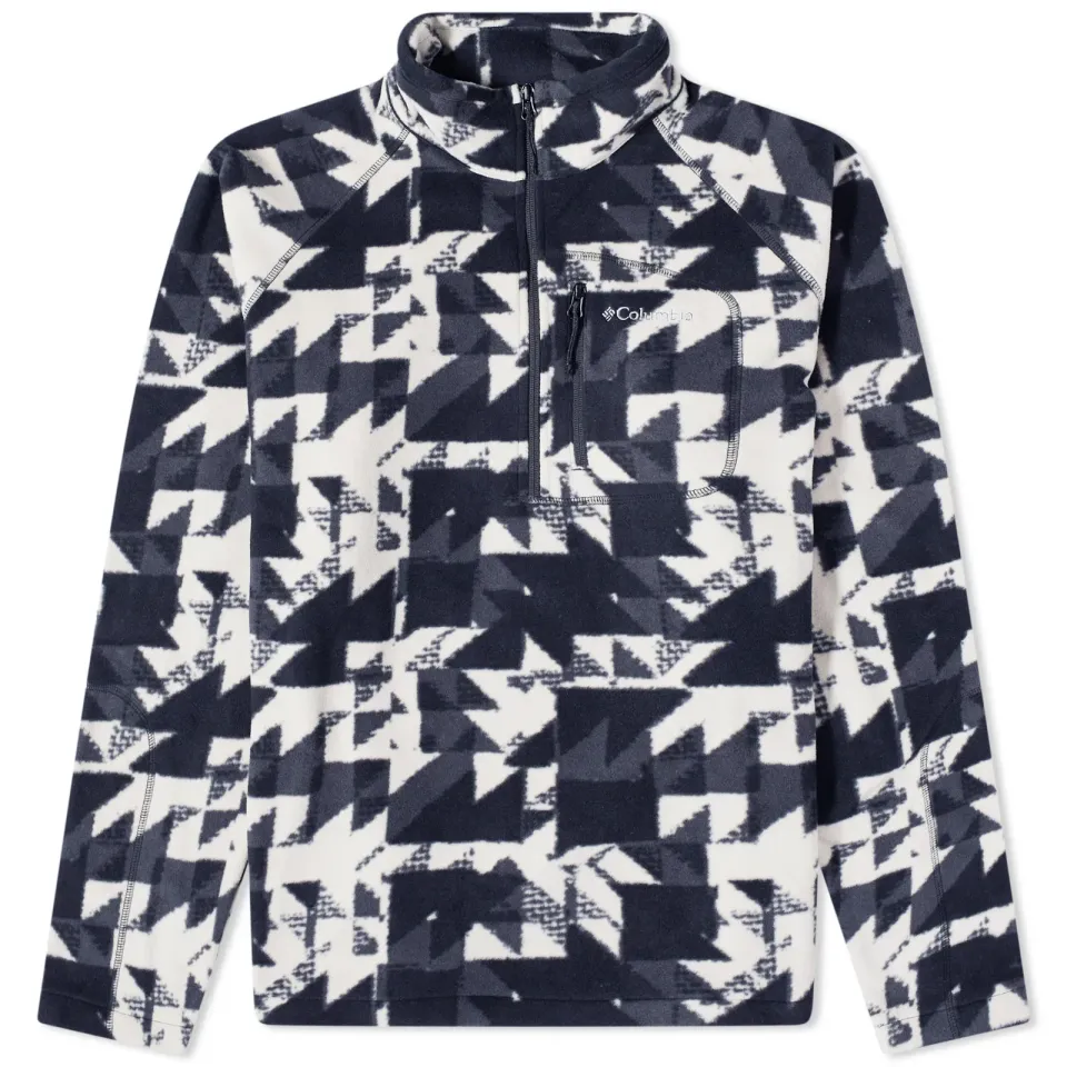 Fast Trek Printed Half Zip Fleece