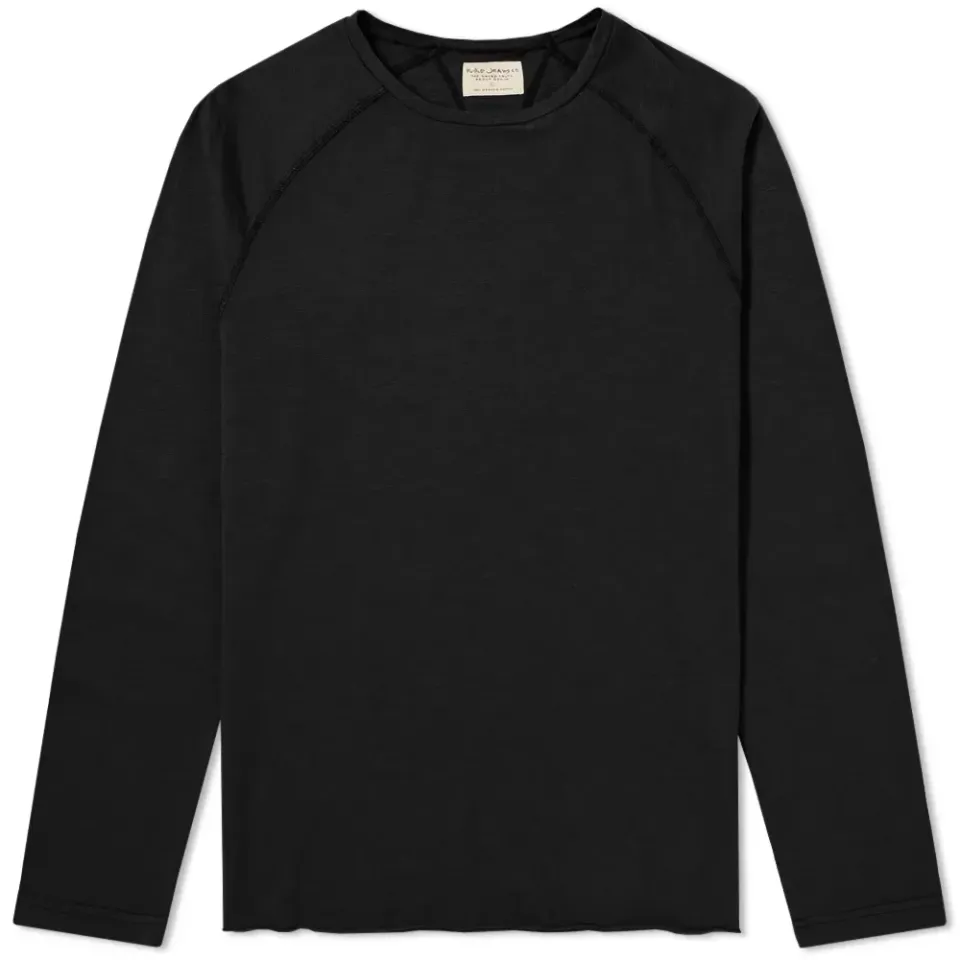 Nudie Otto Raw Hem Slub Tee