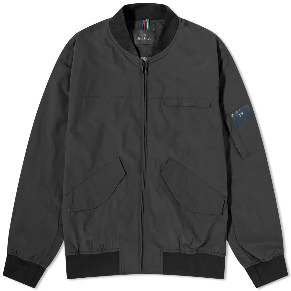 Nylon Bomber Jacket