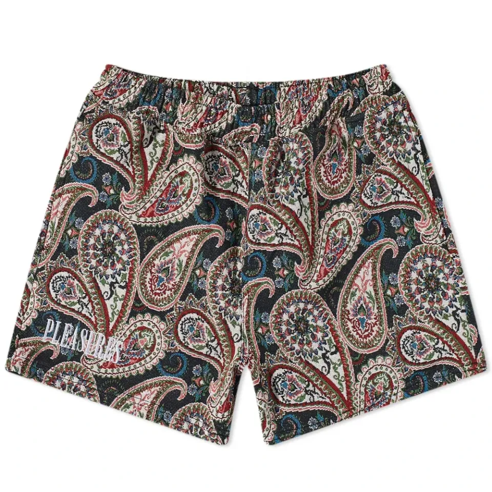 Casket Paisley Woven Shorts
