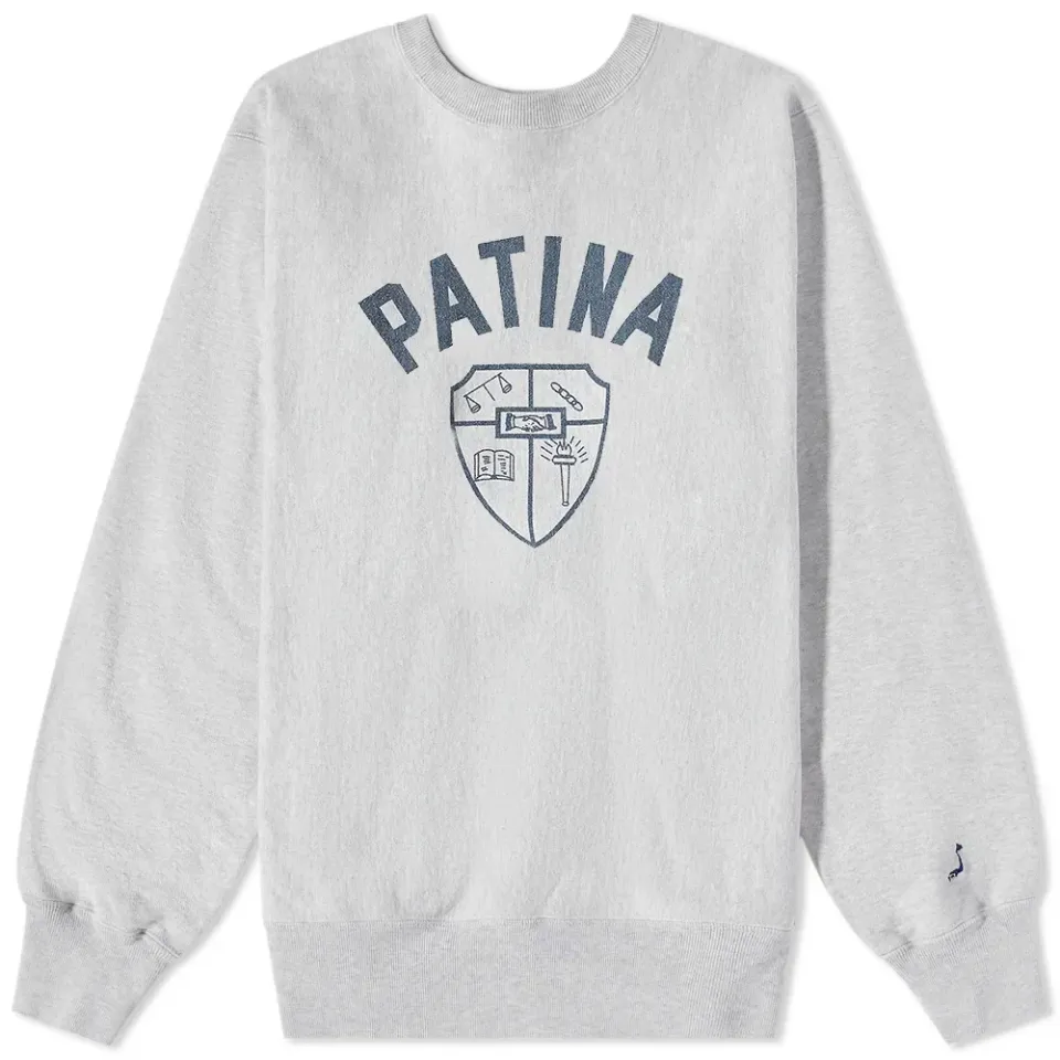 Patina Print Superheavy Weight Crew Sweat