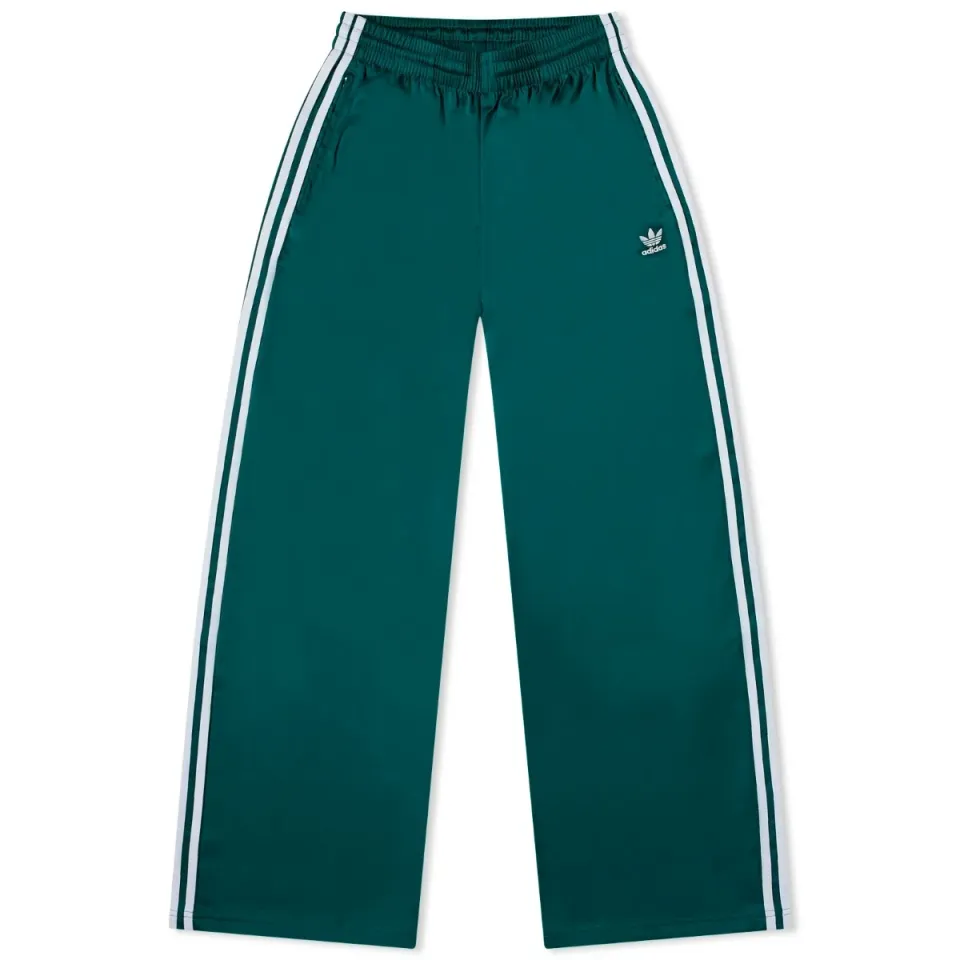 Wide Leg Satin Track Pant