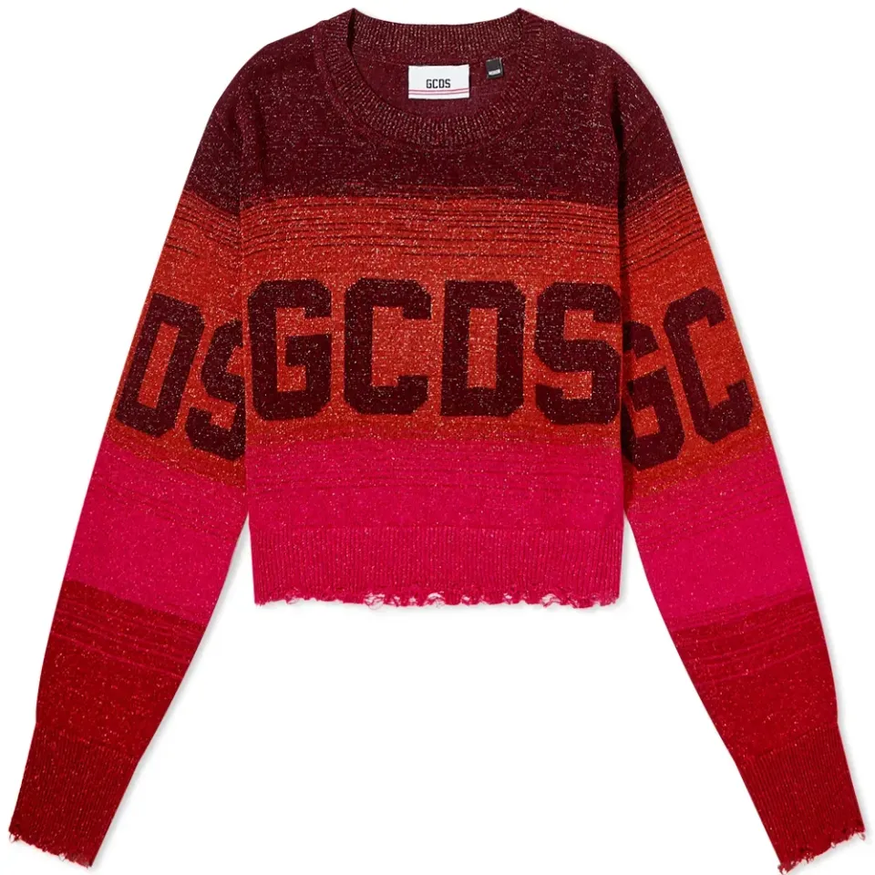 Cropped Lurex Sweater