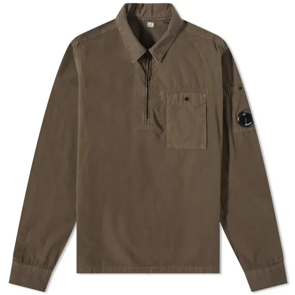 Ripstop Quarter Zip Overshirt