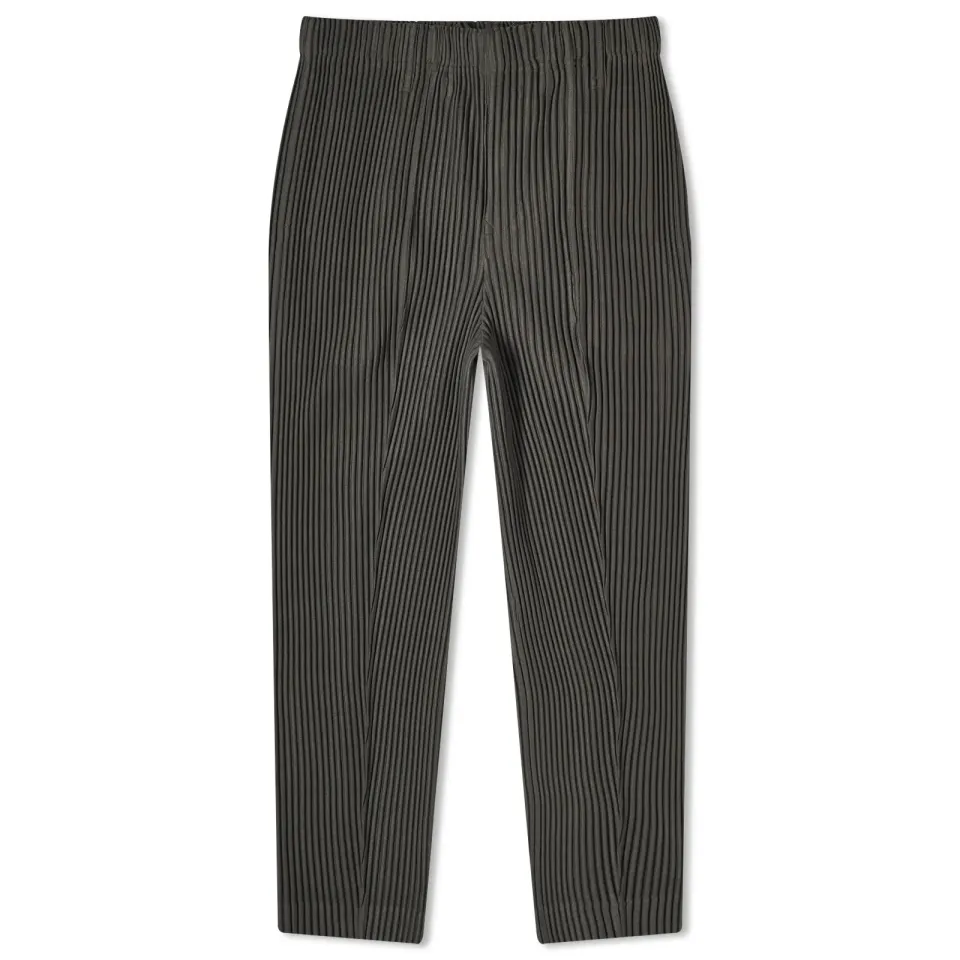 Pleated Slim Leg Pant